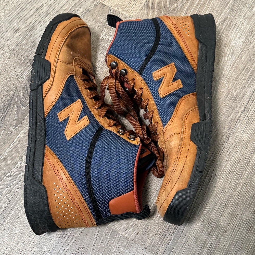 New Balance Numeric 440 Trail High Brown Leather High Top Mens Size 11.5 - Picture 8 of 10